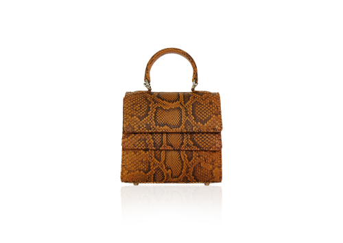 python skin handbag