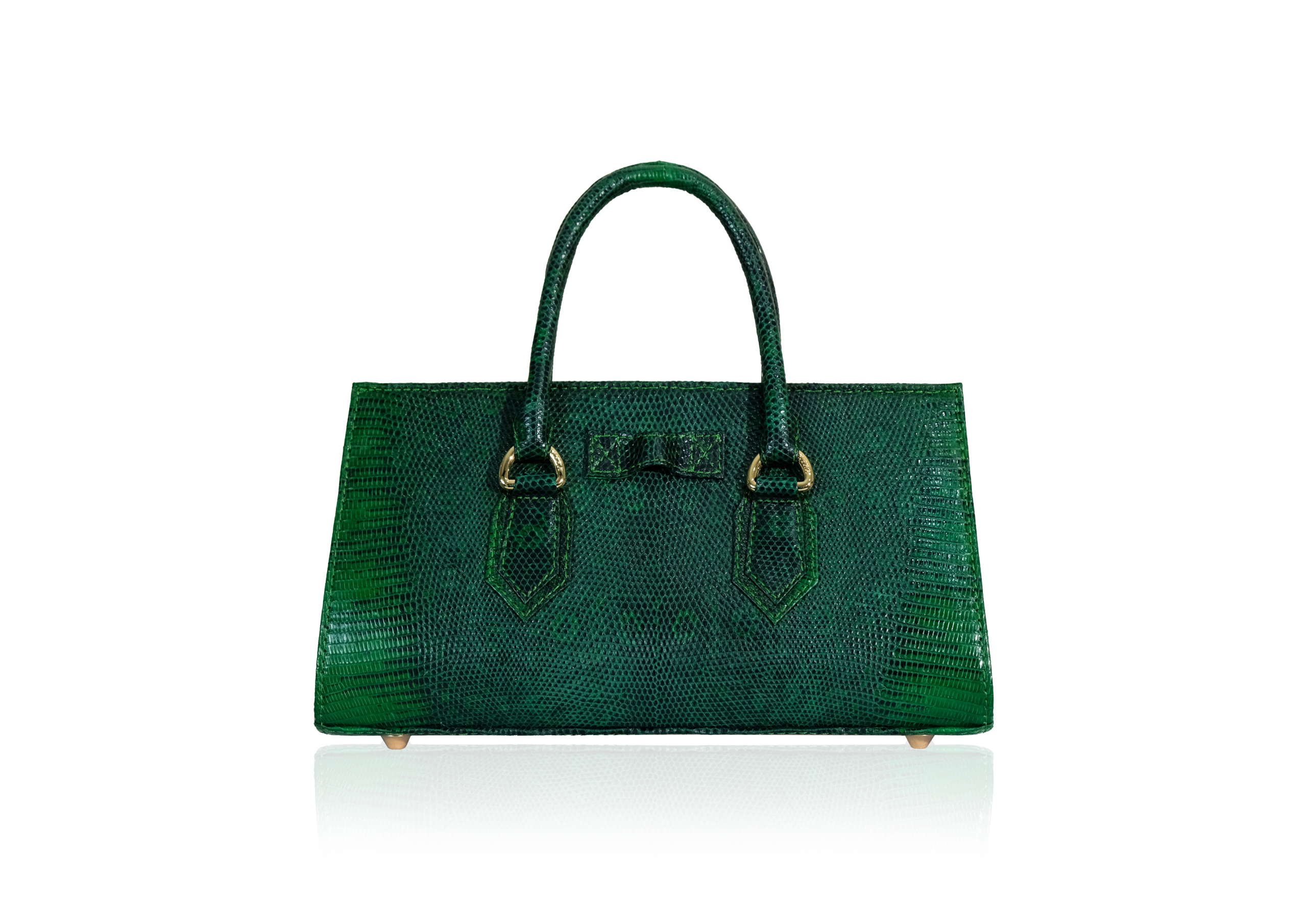 Adriana Lungo in Emerald Green Lizard - Image 6