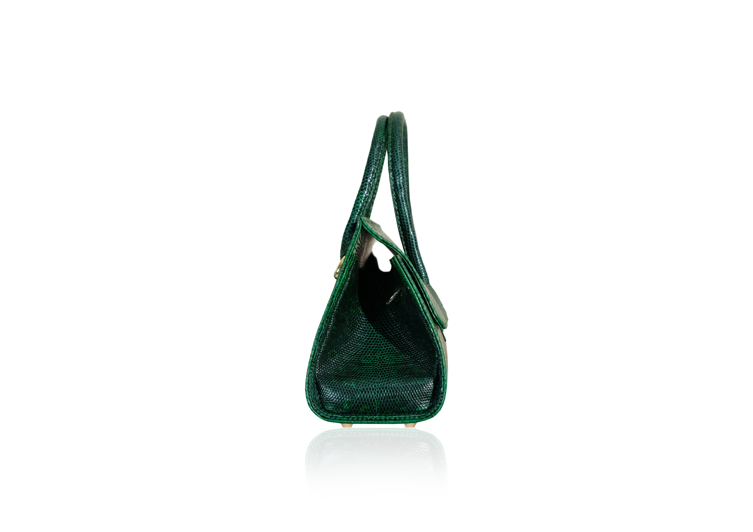 Adriana Lungo in Emerald Green Lizard - Image 5