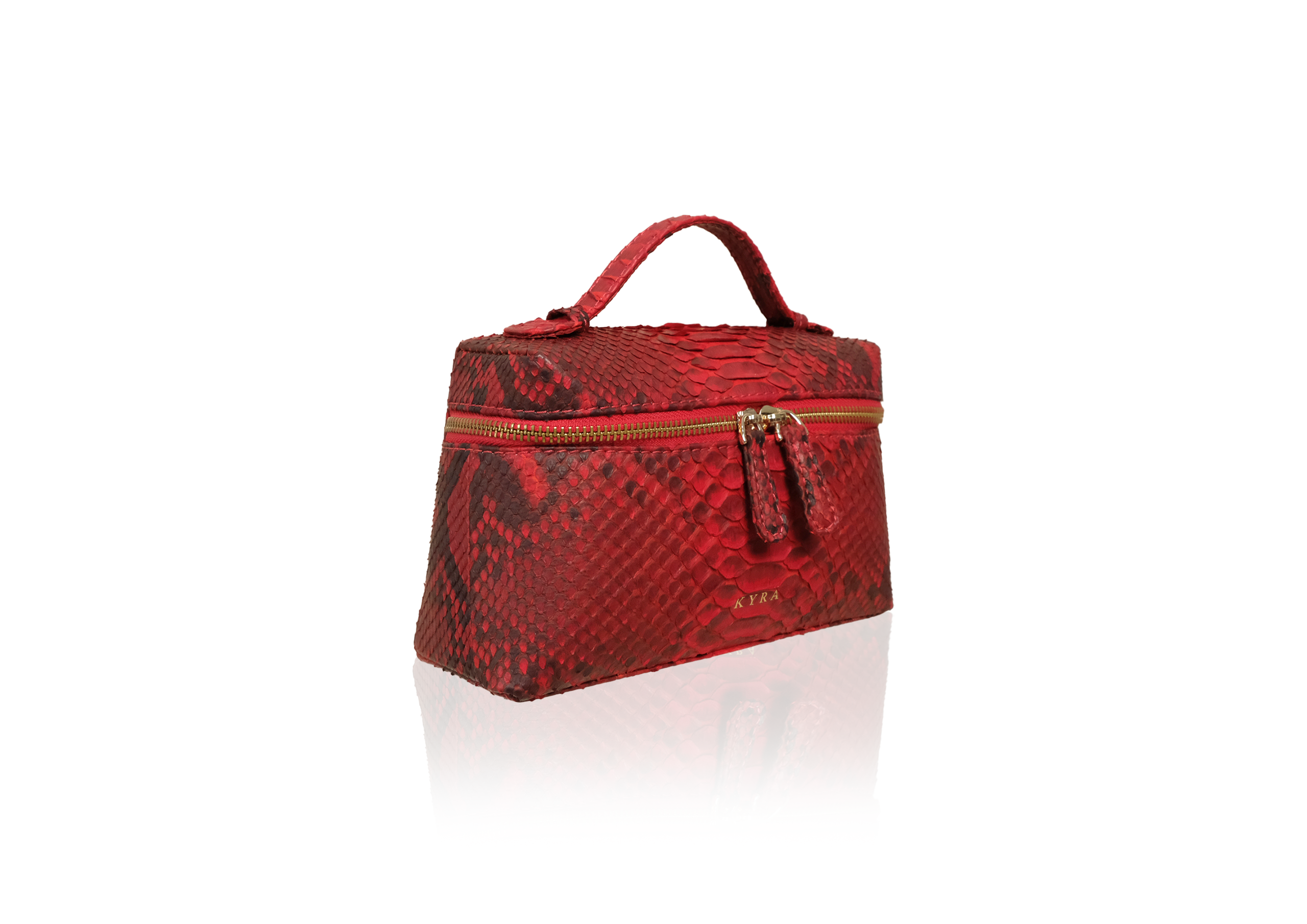 Picco Bag in Precious Leather - Red Solid - Image 2