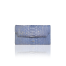dusty blue python purse