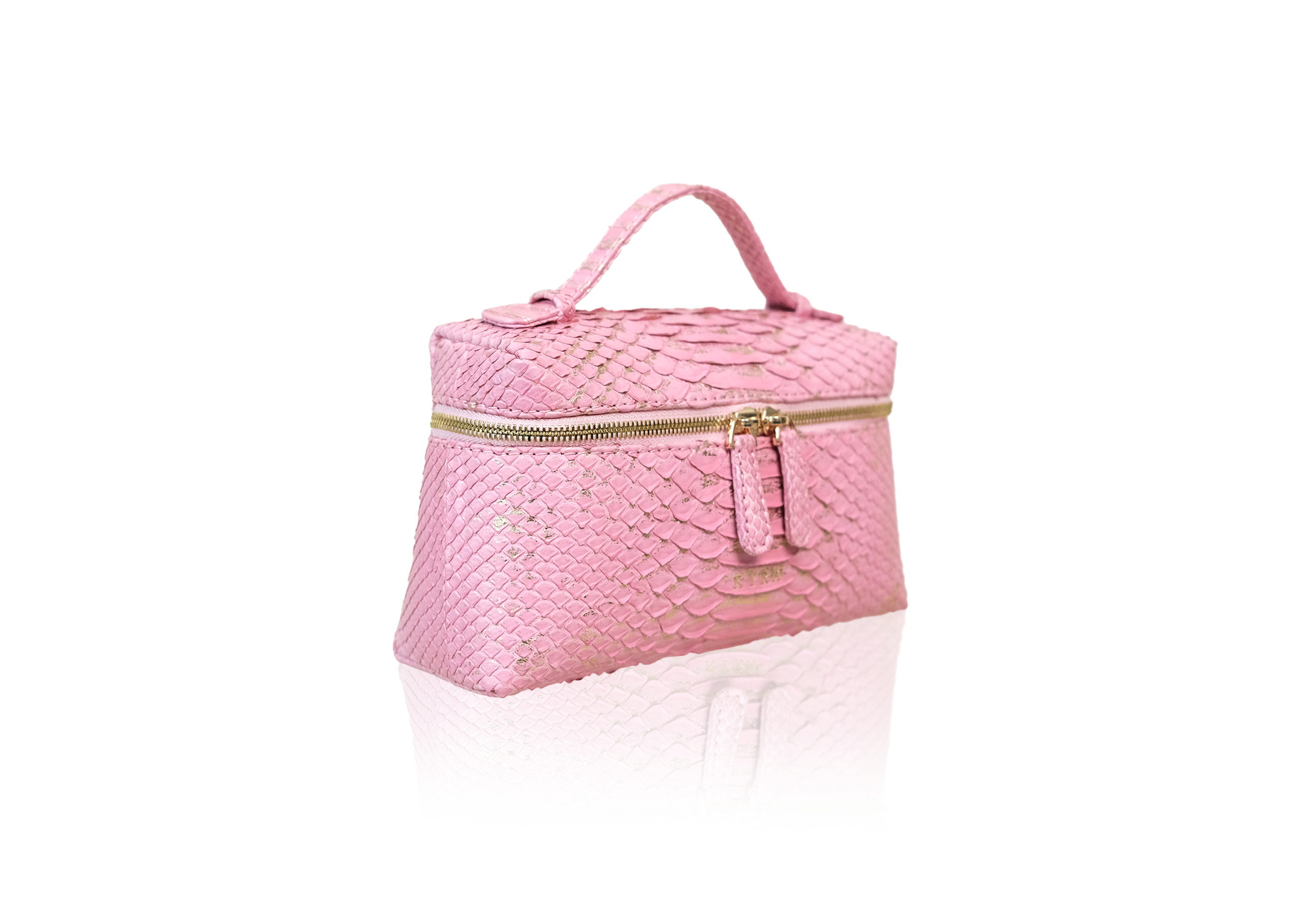 Picco Bag in Precious Leather - Pink Gold - Image 2