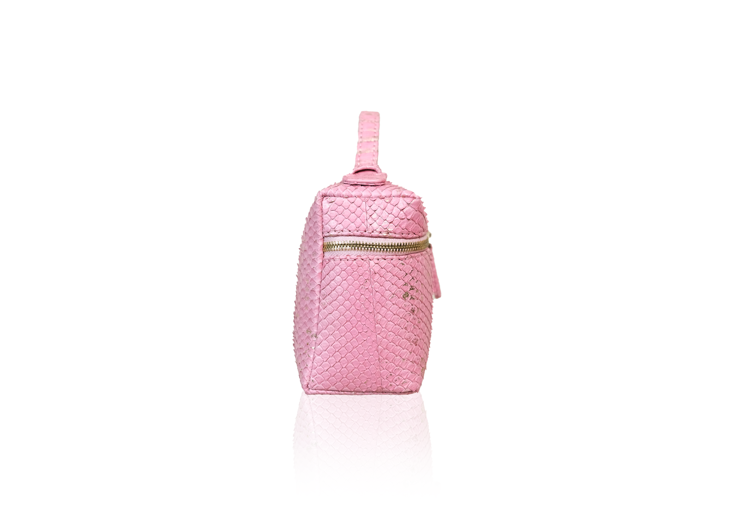 Picco Bag in Precious Leather - Pink Gold - Image 3