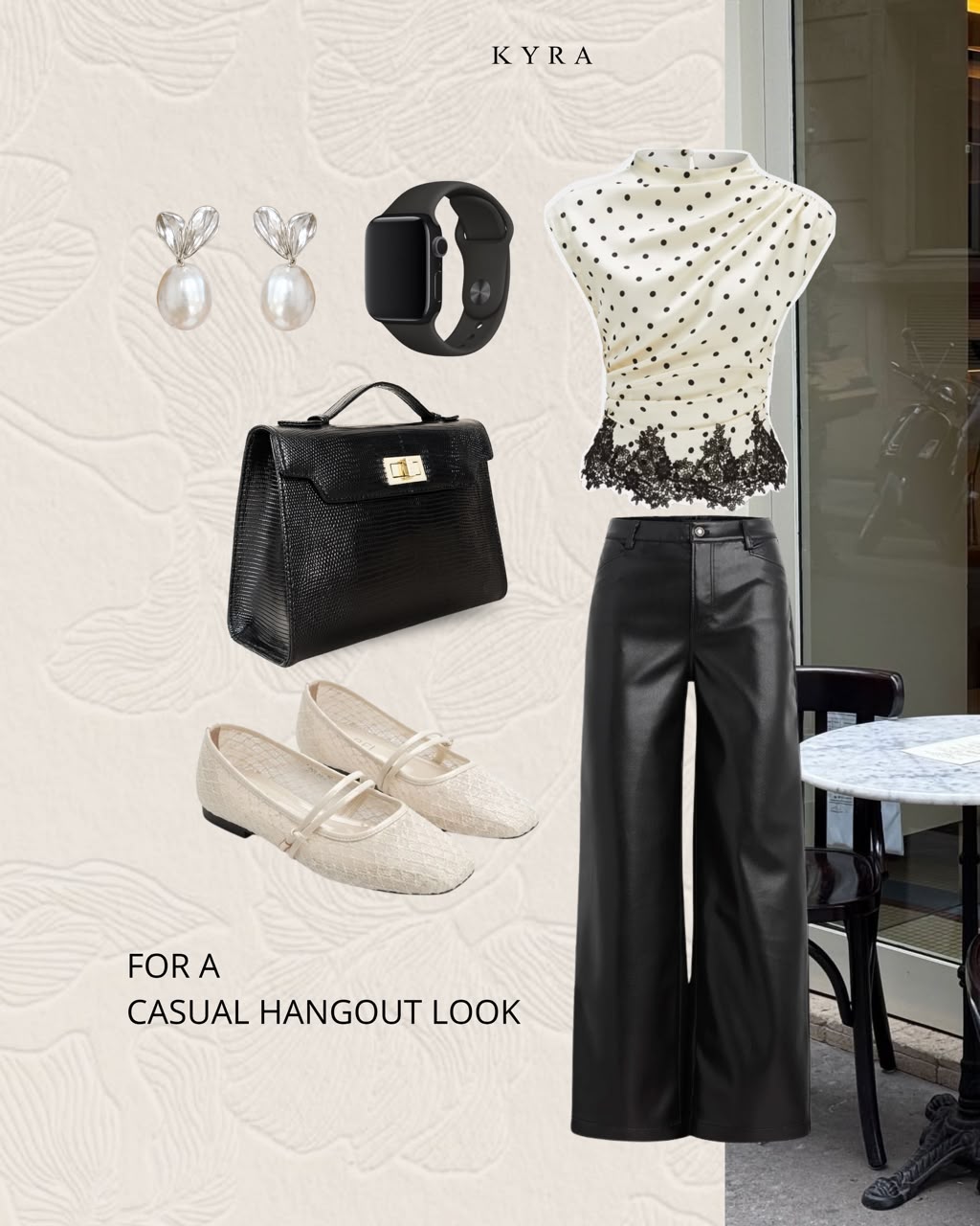 insipirasi padu padan tas lizard premium dengan outfit casual